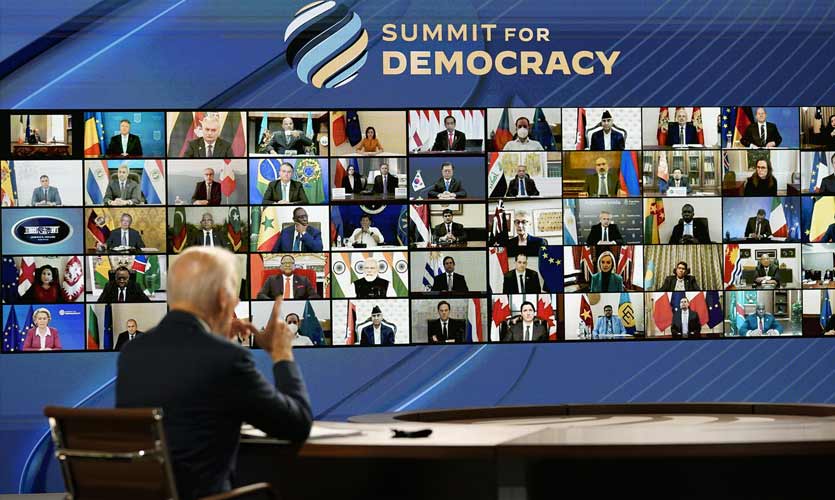 Over 100 Countries Attend The US' “Democracy Summit”, China And Russia Remain Uninvited