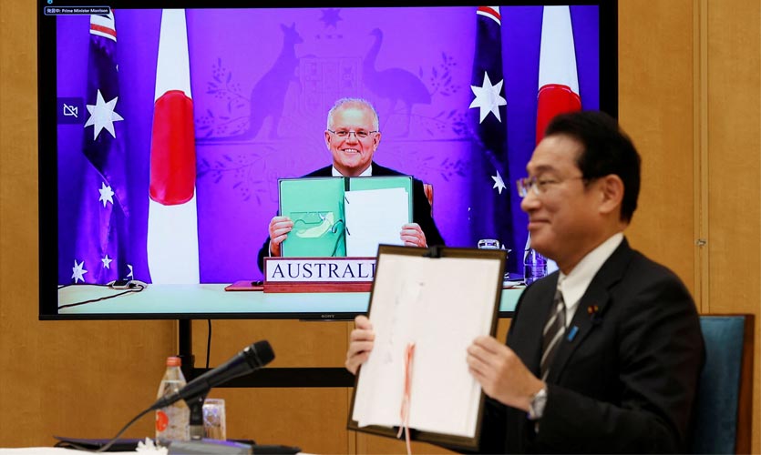 Australia, Japan Sign Agreement To Offset Security Pressure From Beijing