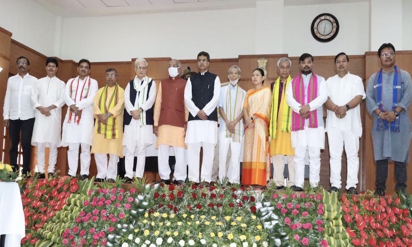 Tripura: Eleven MLAs Take Oath As Ministers, Previous Cabinet Retained