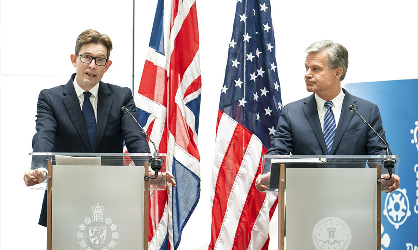 UK, US Intelligence Agencies Warn Of Chinese Threats In Rare Joint Press Conference; Beijing Rejects Allegations