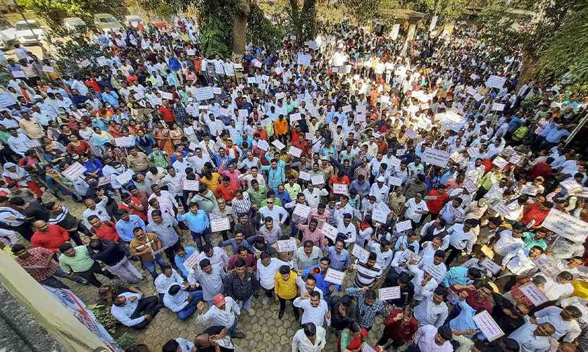 Maharashtra Power Companies’ Employees Stage Three-day Protest As State Govt Evokes MESMA